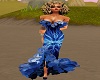 Gown "Toxic blue"