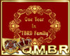 One Year in TBRD Family