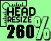 Head Resize 260% MF