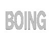 Boing-animated sticker