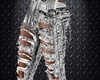 E~silver pants sexy~