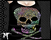 M' Skull Shirt RB Strass