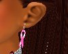 ! breast cancer earrings
