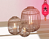 e Caged candles