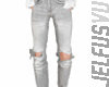 ♛Light Gray Jeans [M]