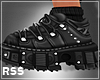RSS BLACK GOTH SHOES DV