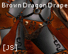 [JS] Brown Dragon Drape