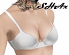 {s} white basic bra