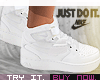 [B] White Nike Shoes
