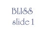 bliss slide 1