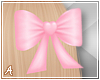 A| Pink Hair Bck ♥ Bow