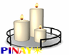 Round Tray Candles B