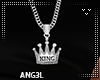 KING NECKLACE SILVER