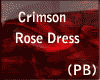 (PB)Crimson Rose Dress
