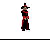 Red & Back wizard hat