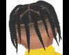 Twisted hair black