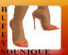 BSU Orange Sparkle Heels