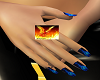 blue phoenix nails