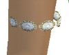 Silver/Gold R Armband