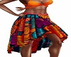 hula skirt colorful
