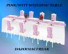 Pink/Wht Wedding Table