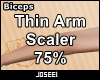 Thin Arm Scaler 75%