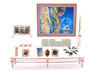 PINK DECOR WALLUNIT