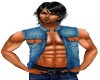 DENIM OPEN COWBOY VEST