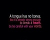  A  Tongue 