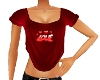 Red Loose Love Shirt