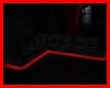 Black Red Neon Sofa