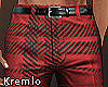 Suit Pants Red