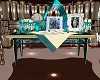 Guest Book Teal White