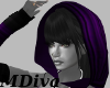 (MDiva)Blk & Purple Hood