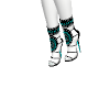 Dia teal srapped Heels