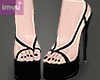 !  Ava Black Heels