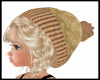 GIRLS TAN BEANIE