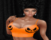 Witch Pumpkin Crop Top
