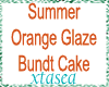 Orange Glaze Bundt