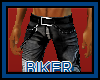 *B*tormented biker jeans