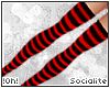 !0h! Emo Socks | Red