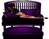 Blk & Purple Cuddle Char