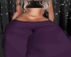 Purple Baggy Sweats