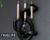 Wall Candle Snake
