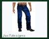 JT Velour Jeans Blue