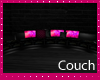 Pink/black couch