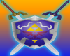 Hylian Shield and Swords