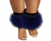 blk&blue fur ankles
