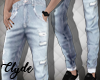 C. Lightwash denim