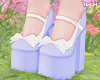 w. Cute Blue Shoes